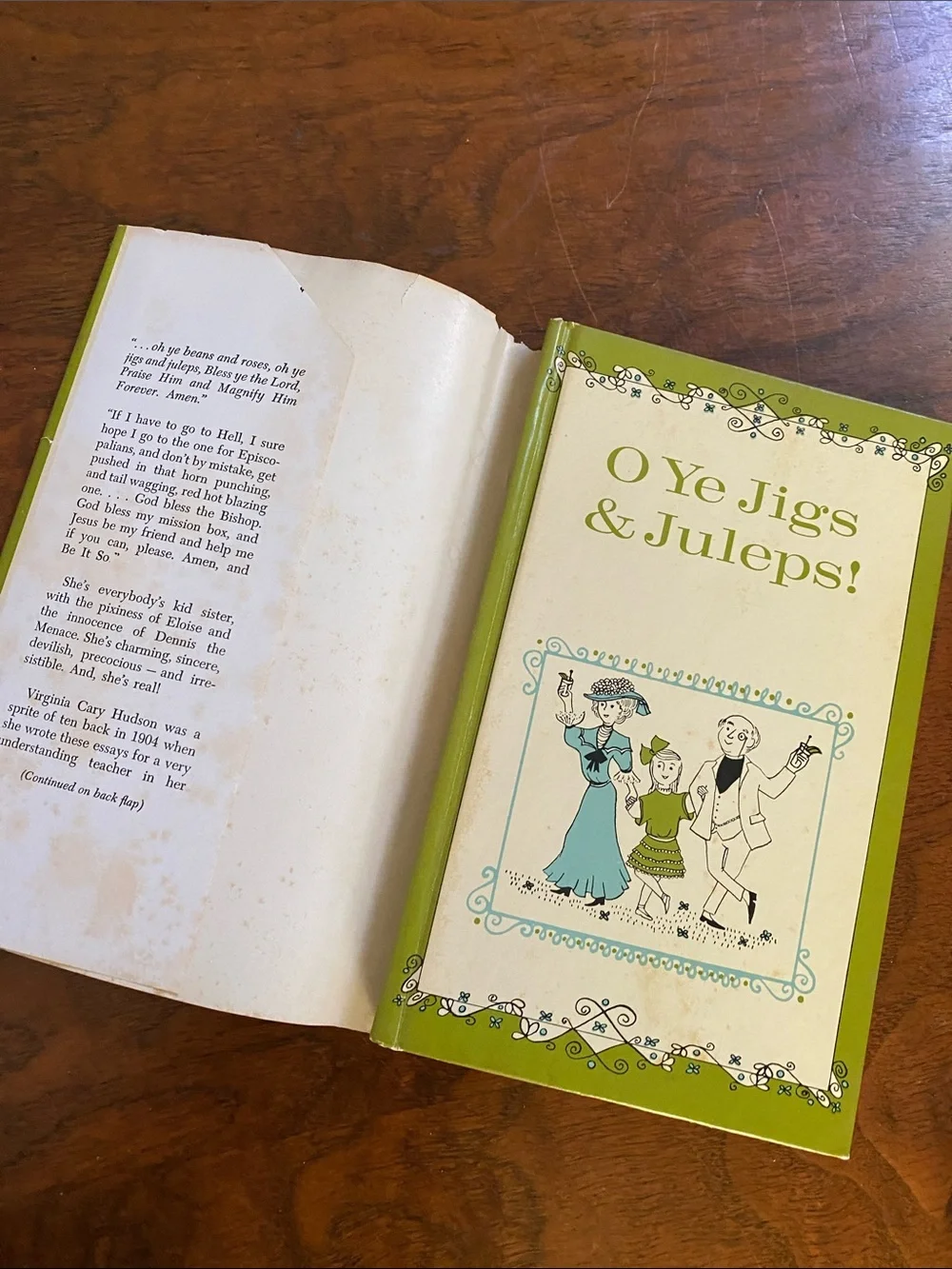 O Ye Jigs & Juleps by Virginia Cary Hudson vintage children's book 1972 humor